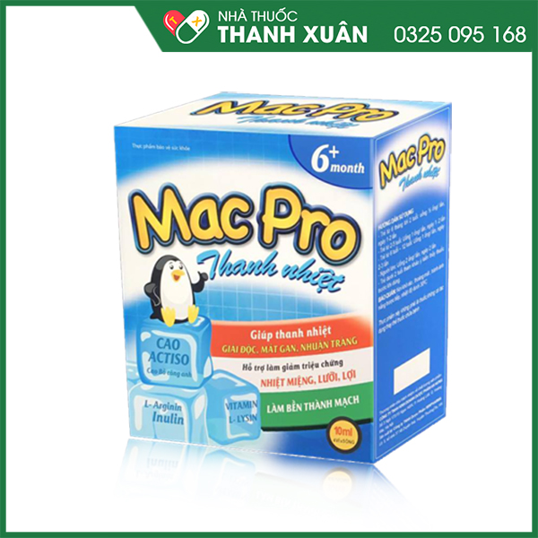 Mac - Pro Thanh Nhiệt plus giải độc gan, thanh lọc cơ thể